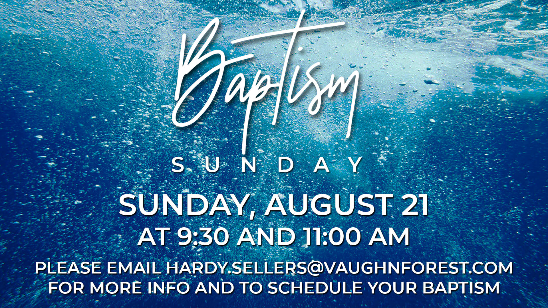 Baptism Sunday 1