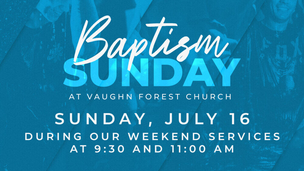 Baptism Vaughn Forest Church
